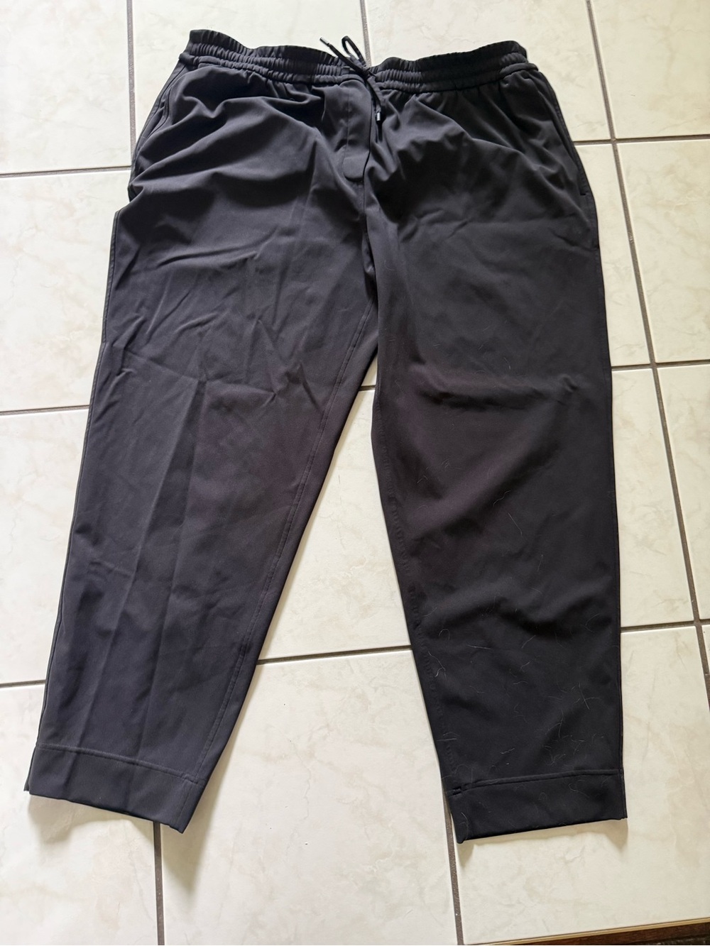 lululemon athletica Women's Black Drawstring Pants